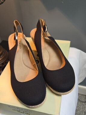 Kim Rogers Ultra Comfort Black Sandals